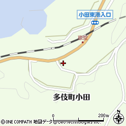 島根県出雲市多伎町小田724周辺の地図