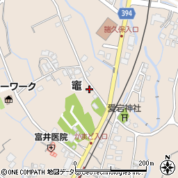 静岡県御殿場市竈676-2周辺の地図