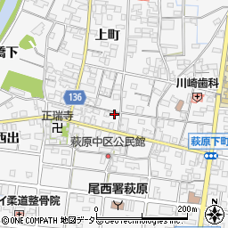 愛知県一宮市萩原町萩原下町62周辺の地図