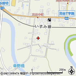 千葉県いすみ市苅谷665周辺の地図