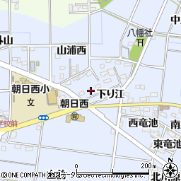 愛知県一宮市上祖父江吹上周辺の地図