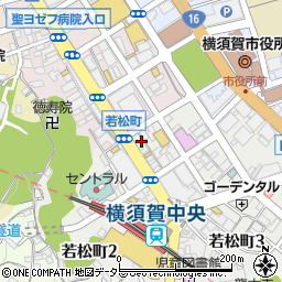 出張ガラス屋生活救急車　横須賀市・受付センター周辺の地図