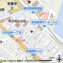 リパーク横須賀日の出町１丁目第４駐車場周辺の地図