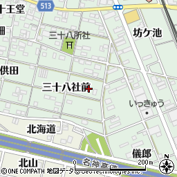 愛知県一宮市大和町妙興寺三十八社前32周辺の地図
