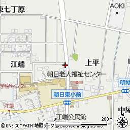 愛知県一宮市明地江端141周辺の地図