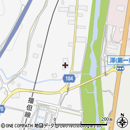 兵庫県朝来市物部100周辺の地図