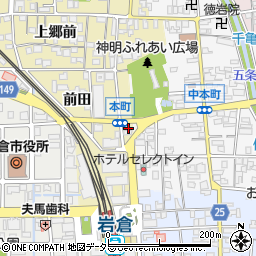 愛知県岩倉市本町神明西7周辺の地図