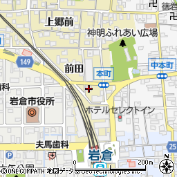 愛知県岩倉市本町神明西3-6周辺の地図
