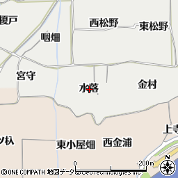 愛知県一宮市丹陽町重吉水落周辺の地図