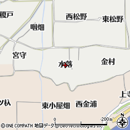 愛知県一宮市丹陽町重吉（水落）周辺の地図