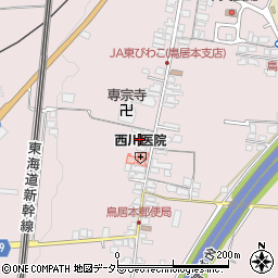 滋賀県彦根市鳥居本町1729周辺の地図