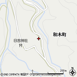 京都府綾部市和木町樋ノ口22周辺の地図