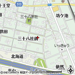 愛知県一宮市大和町妙興寺三十八社前27周辺の地図