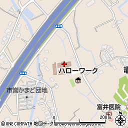 静岡県御殿場合同庁舎周辺の地図