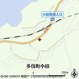 島根県出雲市多伎町小田729周辺の地図