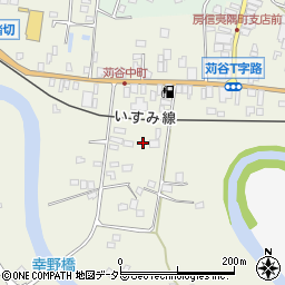 千葉県いすみ市苅谷666周辺の地図