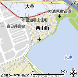 愛知県春日井市西山町1617-59周辺の地図