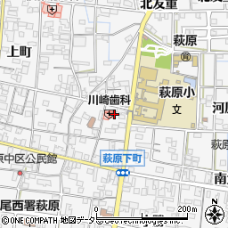 愛知県一宮市萩原町萩原（古井溝）周辺の地図