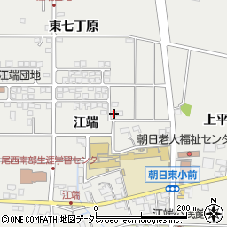 愛知県一宮市明地江端173周辺の地図