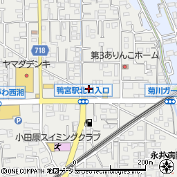 神奈川県小田原市鴨宮349周辺の地図