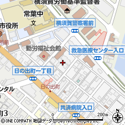 クリオ横須賀海岸通り周辺の地図