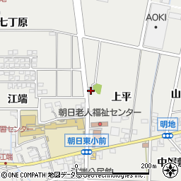 愛知県一宮市明地上平137周辺の地図