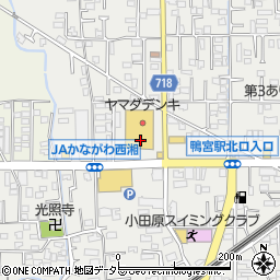 神奈川県小田原市鴨宮631周辺の地図