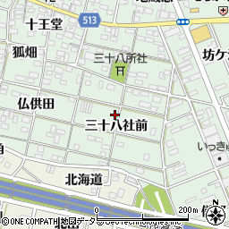 愛知県一宮市大和町妙興寺三十八社前25周辺の地図