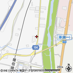 兵庫県朝来市物部89周辺の地図