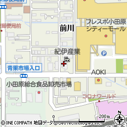 紀伊産業株式会社　鴨宮工場周辺の地図