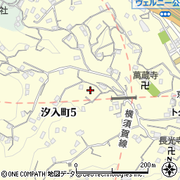 神奈川県横須賀市汐入町5丁目31周辺の地図