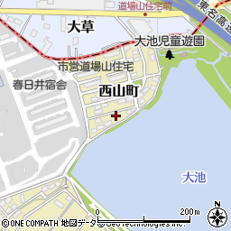 愛知県春日井市西山町1617-60周辺の地図