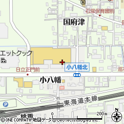 神奈川県小田原市小八幡周辺の地図