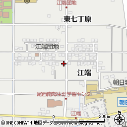 愛知県一宮市明地江端268周辺の地図