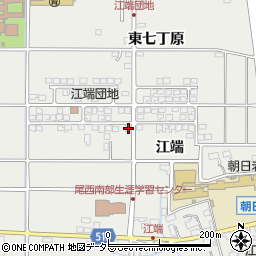愛知県一宮市明地江端268周辺の地図