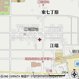 愛知県一宮市明地江端267周辺の地図