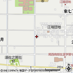 愛知県一宮市明地江端254周辺の地図