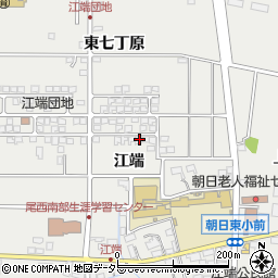 愛知県一宮市明地江端305周辺の地図