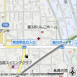 神奈川県小田原市鴨宮343周辺の地図