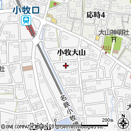 愛知県小牧市大山2065周辺の地図