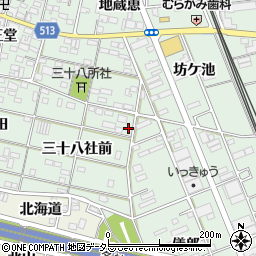 愛知県一宮市大和町妙興寺三十八社前11周辺の地図