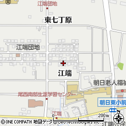 愛知県一宮市明地江端303周辺の地図