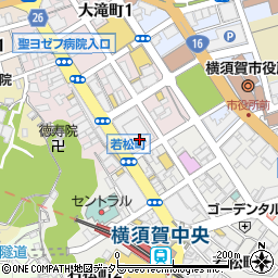 アデランス横須賀周辺の地図