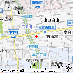 愛知県岩倉市中本町川添22周辺の地図