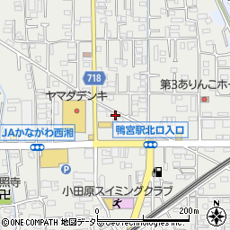 神奈川県小田原市鴨宮360周辺の地図