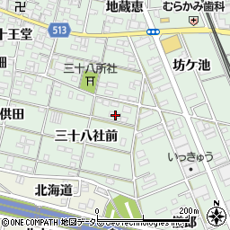 愛知県一宮市大和町妙興寺三十八社前12周辺の地図