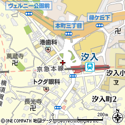ナビパーク汐入町第２駐車場周辺の地図