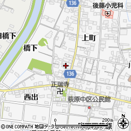 愛知県一宮市萩原町萩原下町1周辺の地図