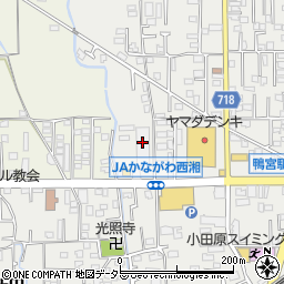 かながわ西湘農業協同組合　本店・金融部・住宅ローンセンター周辺の地図