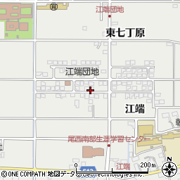 愛知県一宮市明地鉢池周辺の地図
